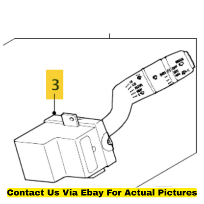 2018 Jaguar F-Pace Steering Column Switch Assembly Indicators Wipers & Bracket