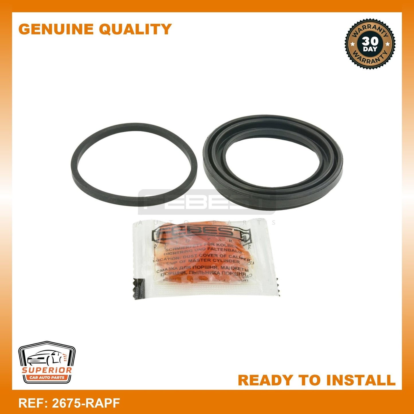 FEBEST VAG Front Brake Caliper Repair Kit 2675-RAPF
