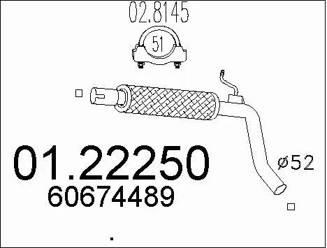 FEBEST TOYOTA Inner Tie Rod 0122-250