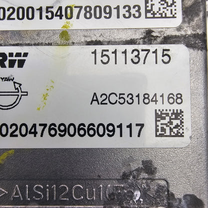 2008-2016 Chevrolet Impala Yaw Rate Control Sensor 15113715