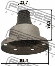 FEBEST 2002-2008 Mitsubishi Outlander Drive Shaft CV Joint Boot 0415-CU2WSA