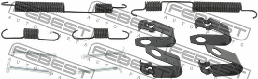 FEBEST 2011-2015 Hyundai Accent Brake Shoe Fitting Kit 1204-SOLR-KIT