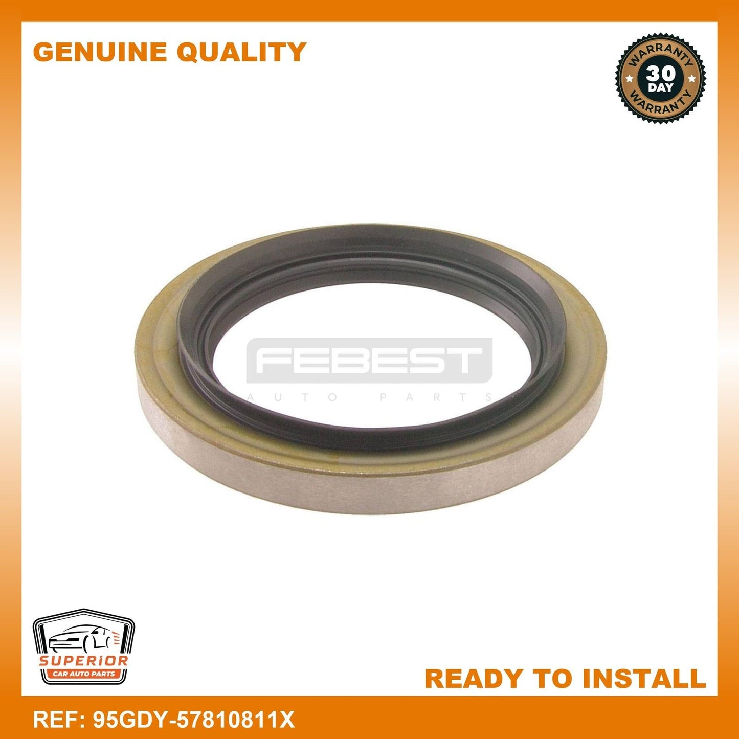 FEBEST 1993-1996 Toyota Supra Oil Seal Rear Hub 95GDY-57810811X