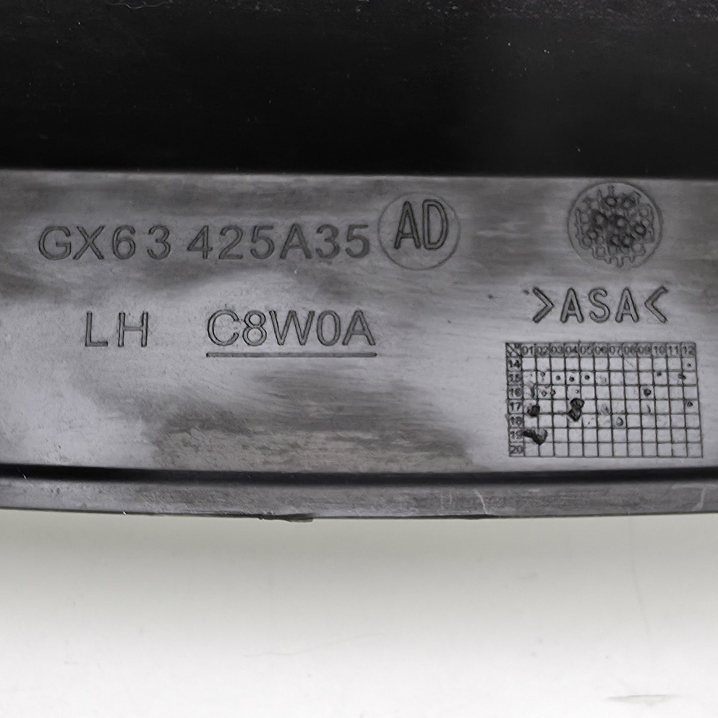 2016-2025 Jaguar XF X260 REAR LEFT DRIVER SIDE TAILGATE TRIM COVER GX63425A35