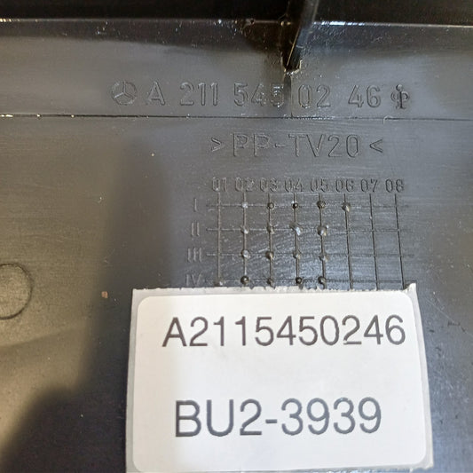 2003-2009 Mercedes-Benz E55 Support Plate Cover A2115450246