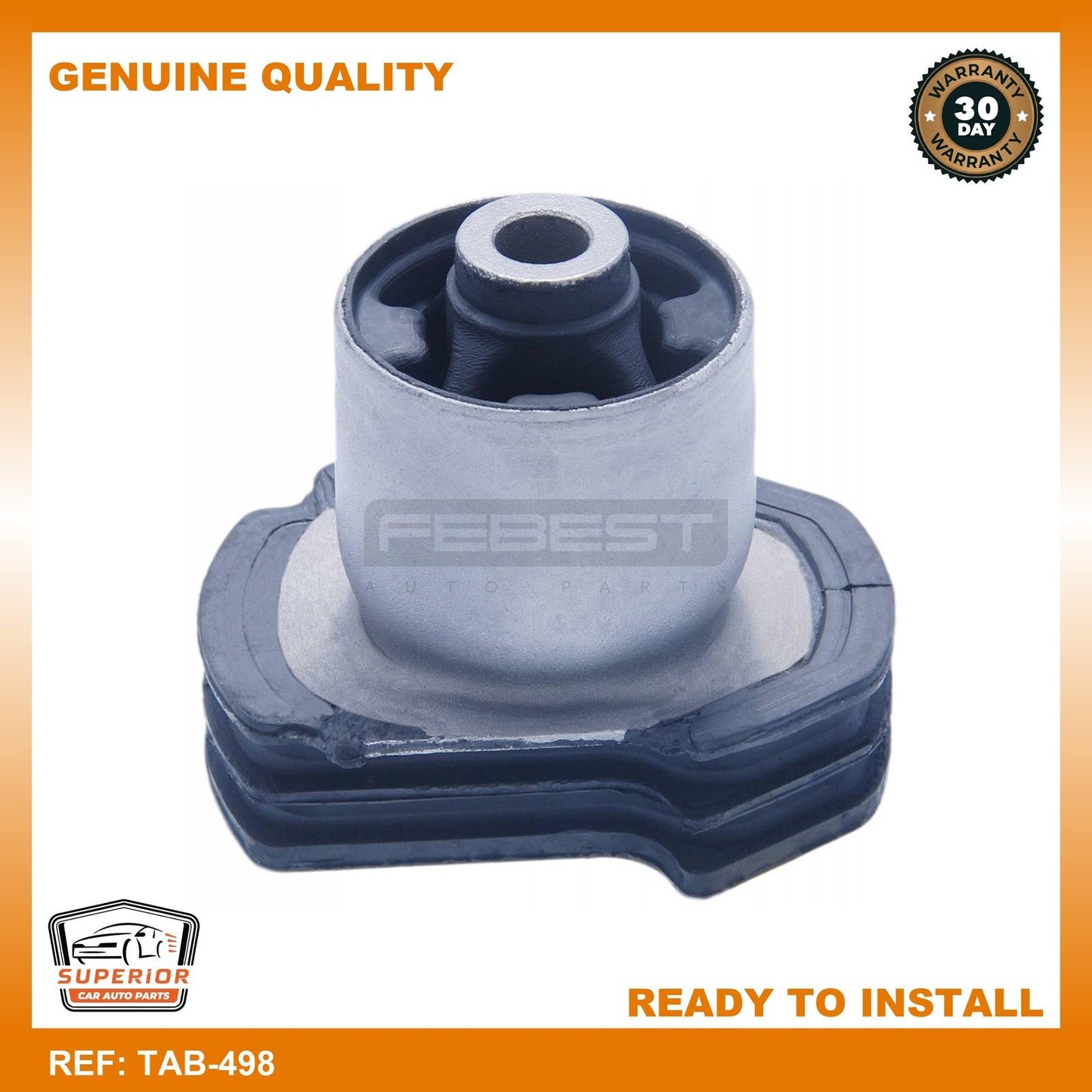 Febest 2004-2006 Toyota Yaris Rear Crossmember Bushing TAB-498