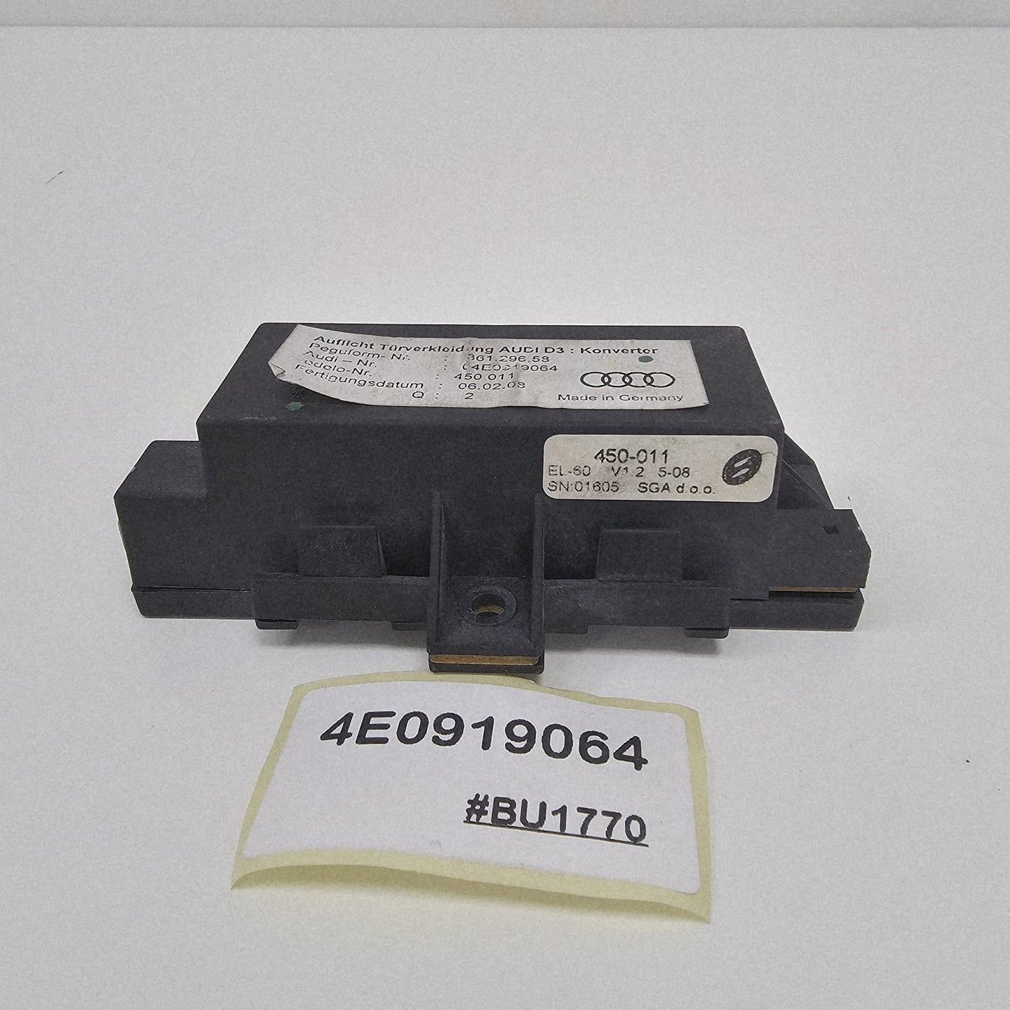 2003-2010 Audi A8 Door Control Module 4E0919064