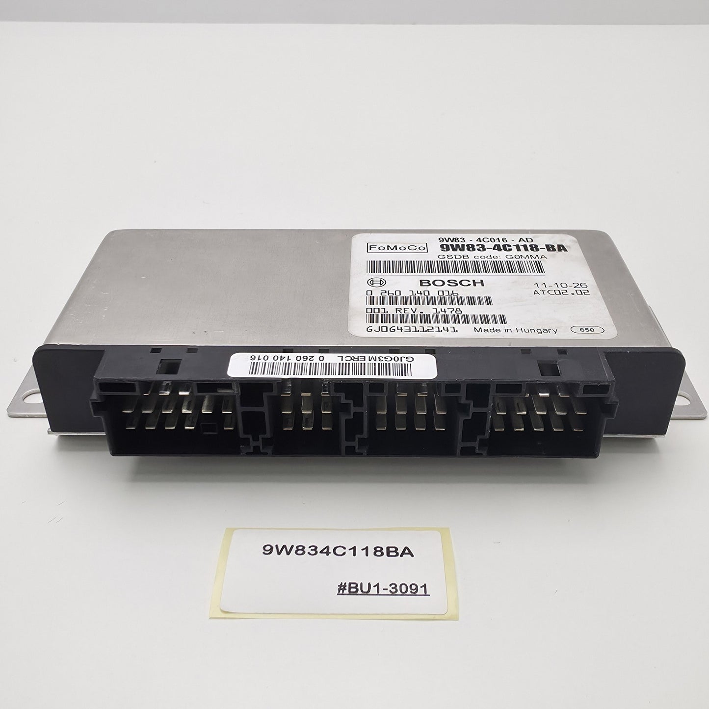 2010-2016 Land Rover Discovery 4 DIFFERENTIAL LOCK CONTROL MODULE 9W834C118BA