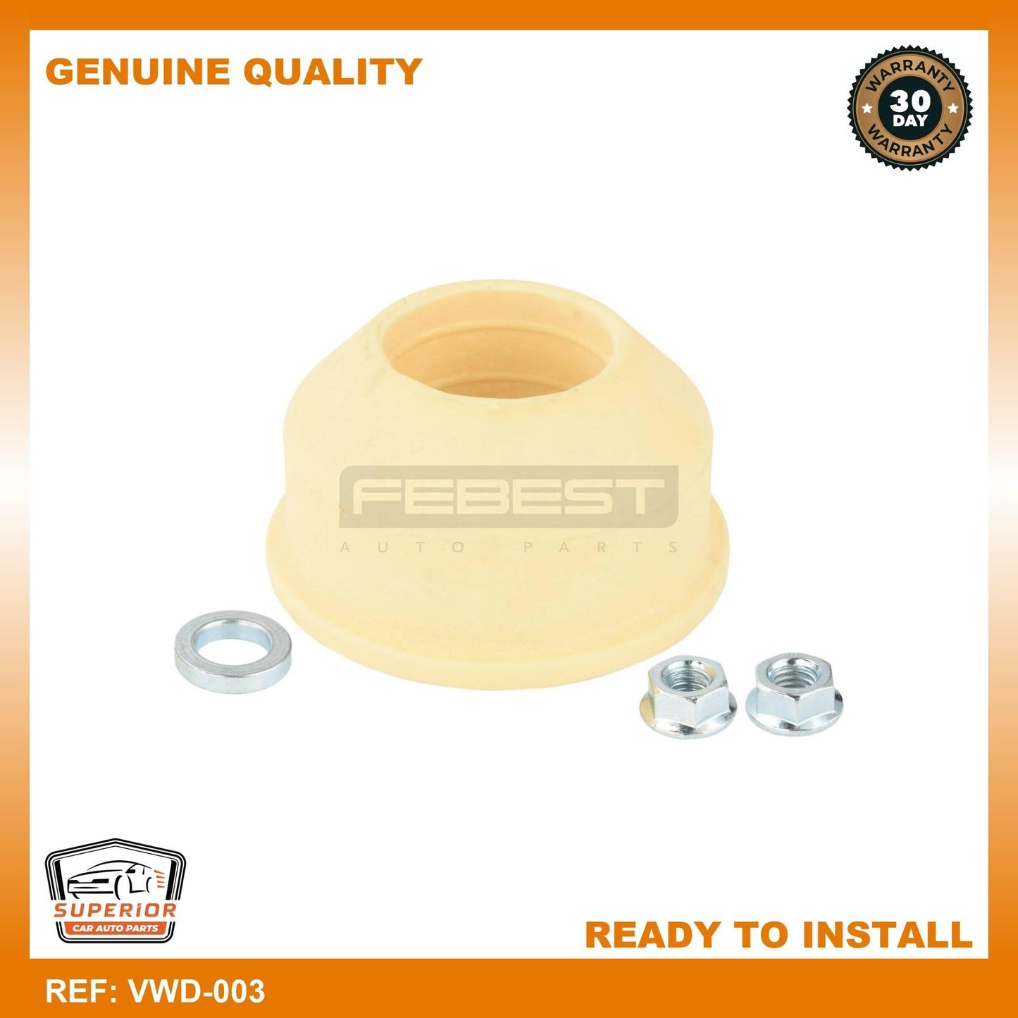 FEBEST 2000-2009 Volkswagen Passat Rubber Buffer Suspension VWD-003