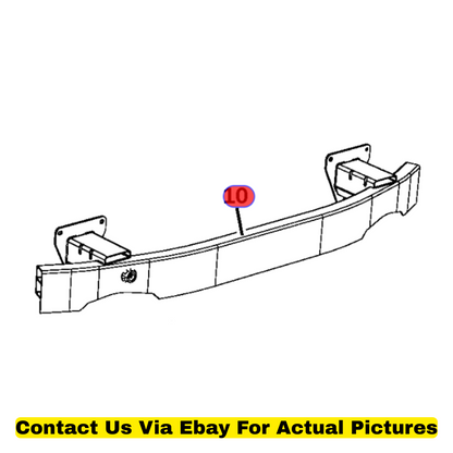 2014 Jeep Cherokee Rear Bumper Beam Used OEM 68096078AA