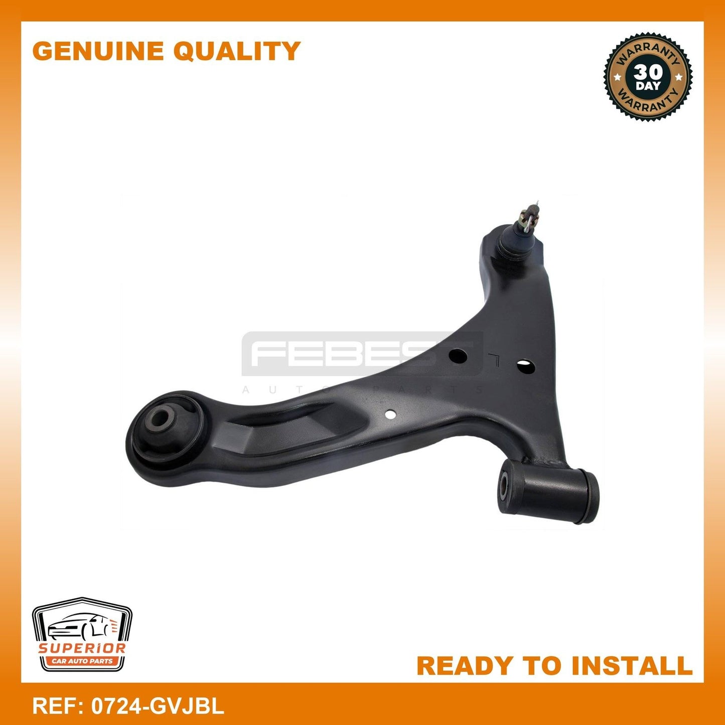 FEBEST 2006-2012 Suzuki Grand Vitara Left Front Arm 0724-GVJBL