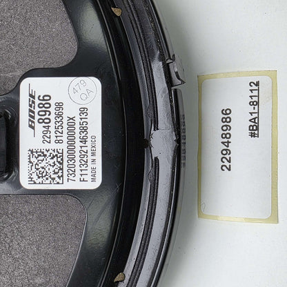 2005-2019 Chevrolet Corvette Pkg Tray Speaker 22948986