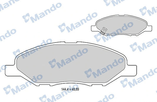 MANDO 2005-2007 Nissan Micra Brake Pad Set MBF016005