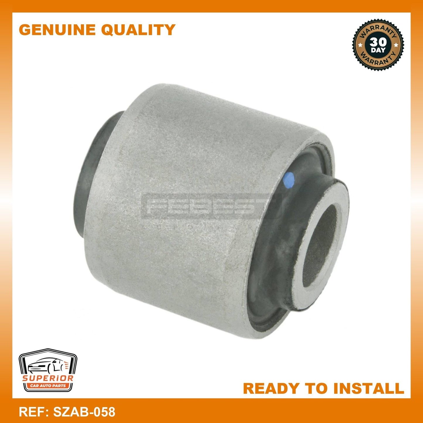 FEBEST 1989-1994 Suzuki Swift Rear Transverse Rod Bushing SZAB-058