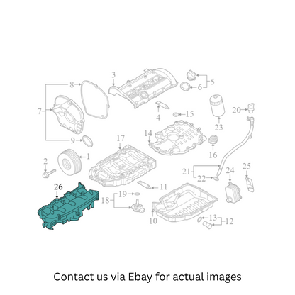 2015 Audi Q5 Engine Intake Manifold Used OEM 06H133201AR