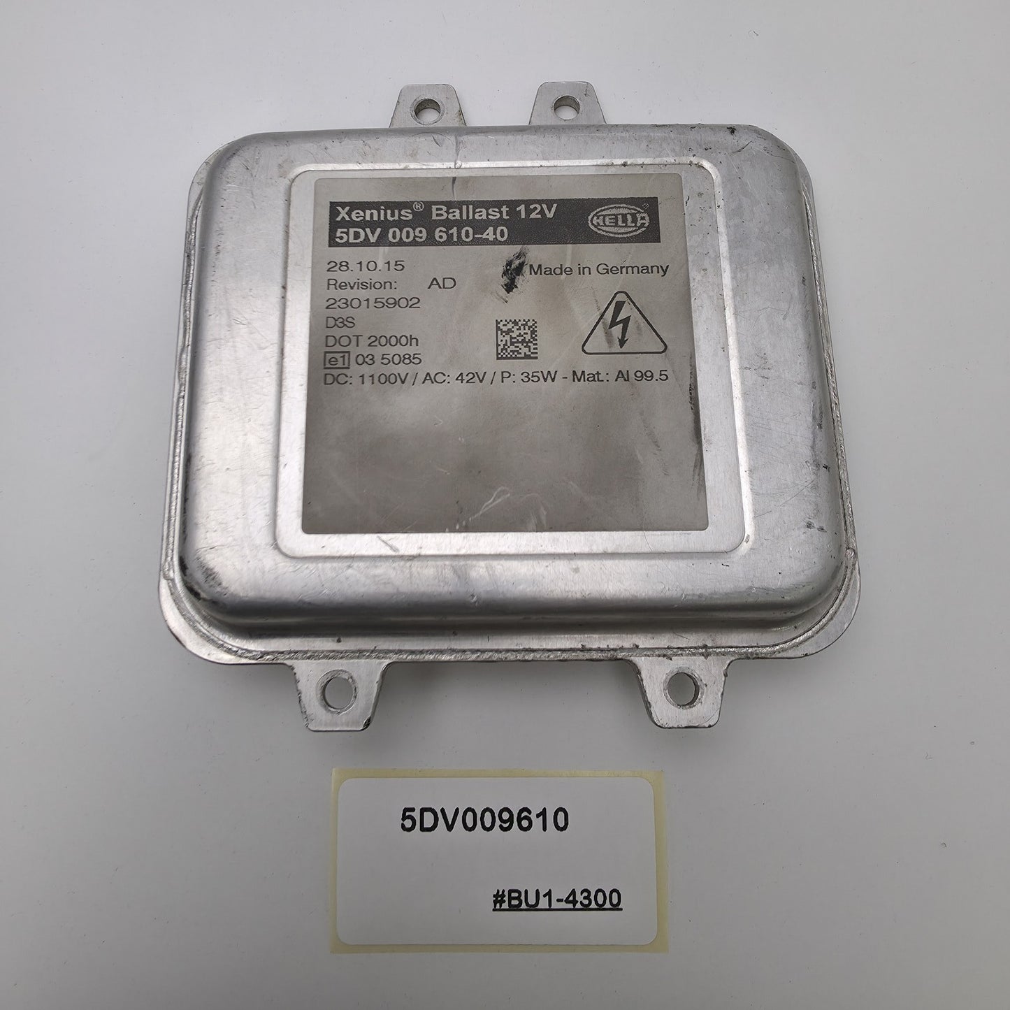 2010-2013 BMW X5M Xenon Ballast 12V Headlight Control Unit 5DV009610