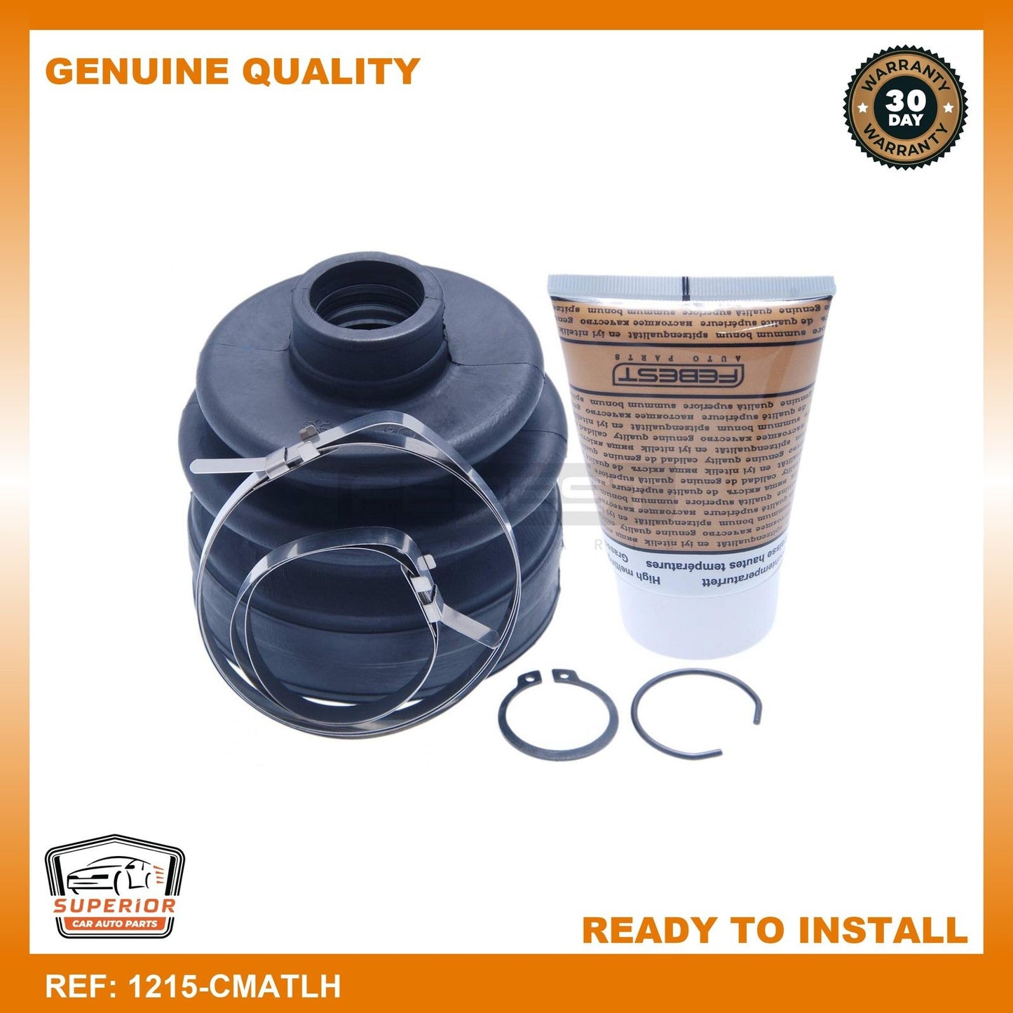 Febest 2003-2008 Infiniti FX35 Boot Inner CV Joint Kit 1215-CMATLH