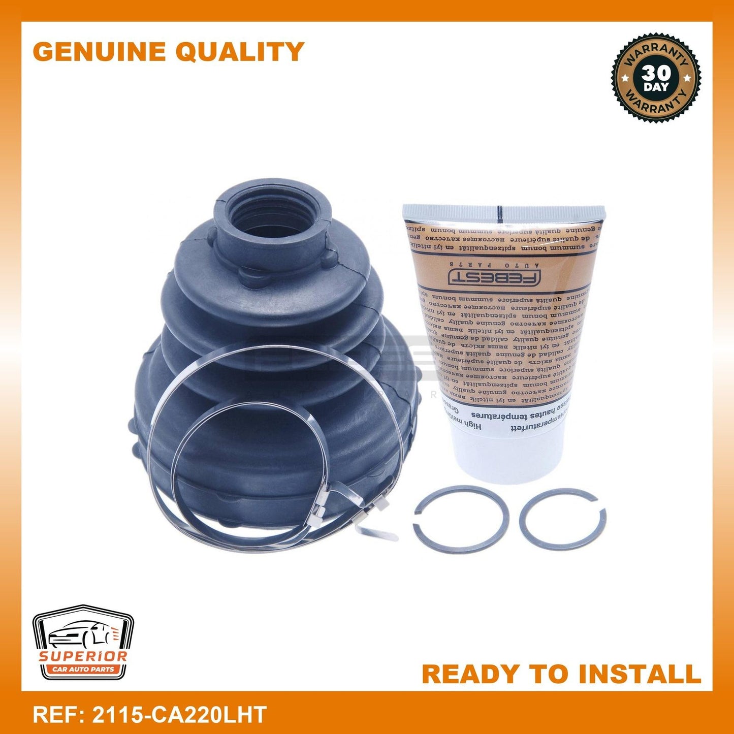 FEBEST BMW Cv Joint Boot 2115-CA220LHT