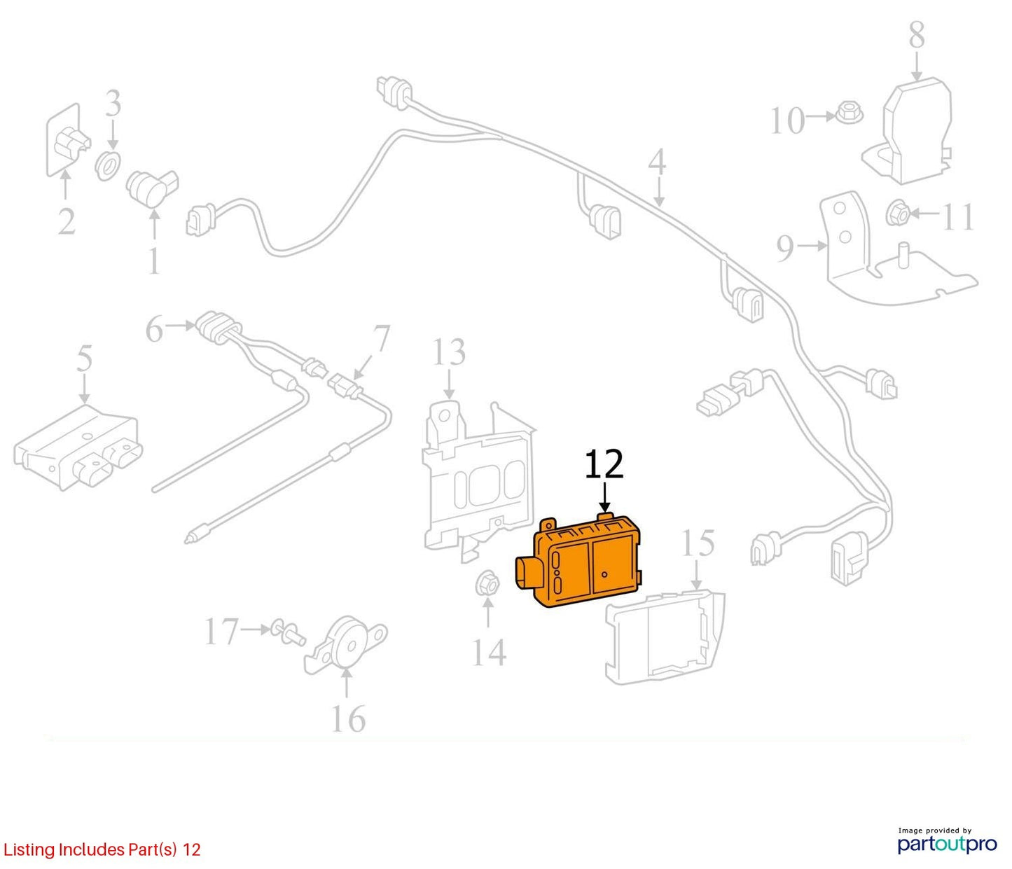 2019-2025 Audi SQ7 Ctrl Unit 4N0907566H