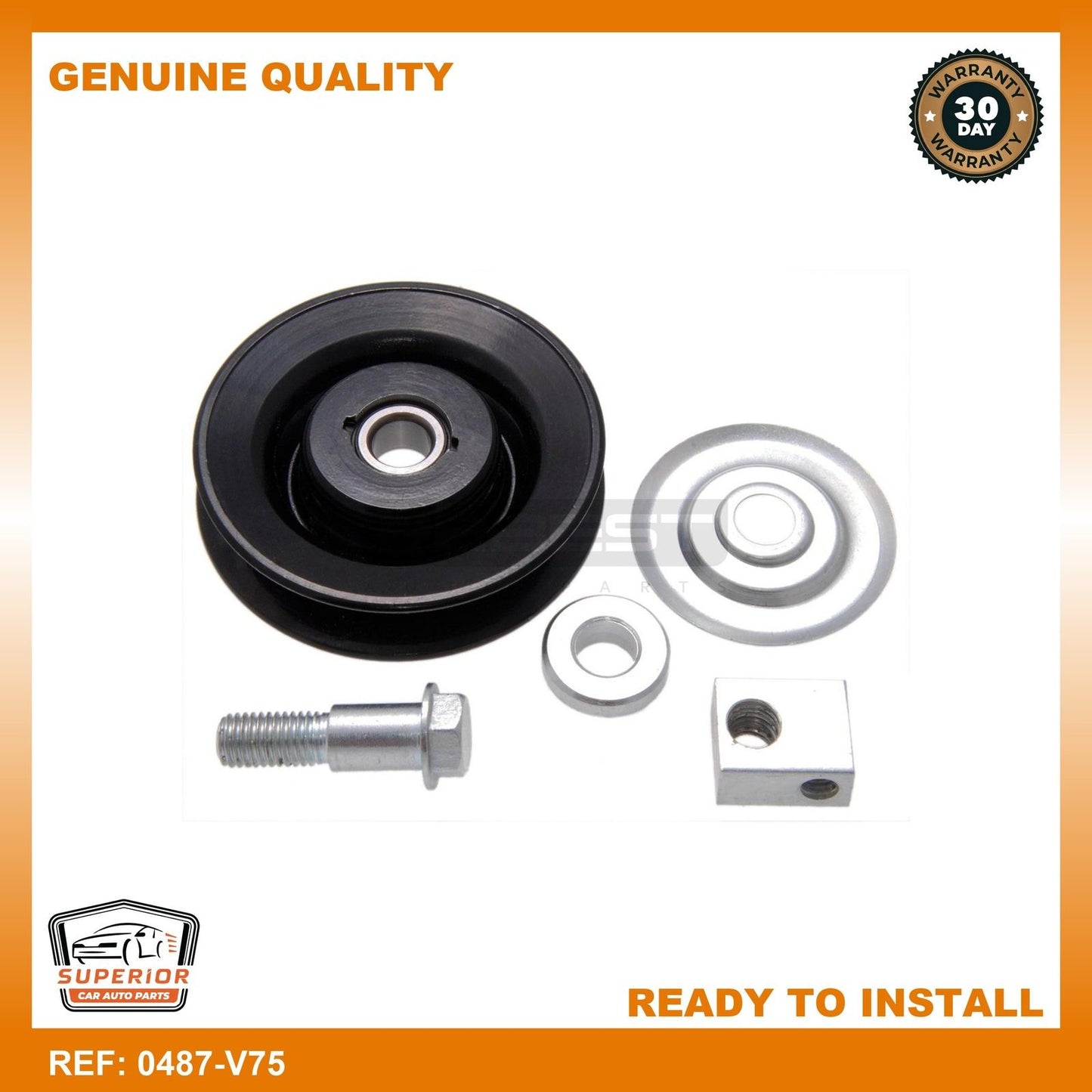 FEBEST 2000-2006 Mitsubishi Montero Pulley Tensioner Kit 0487-V75