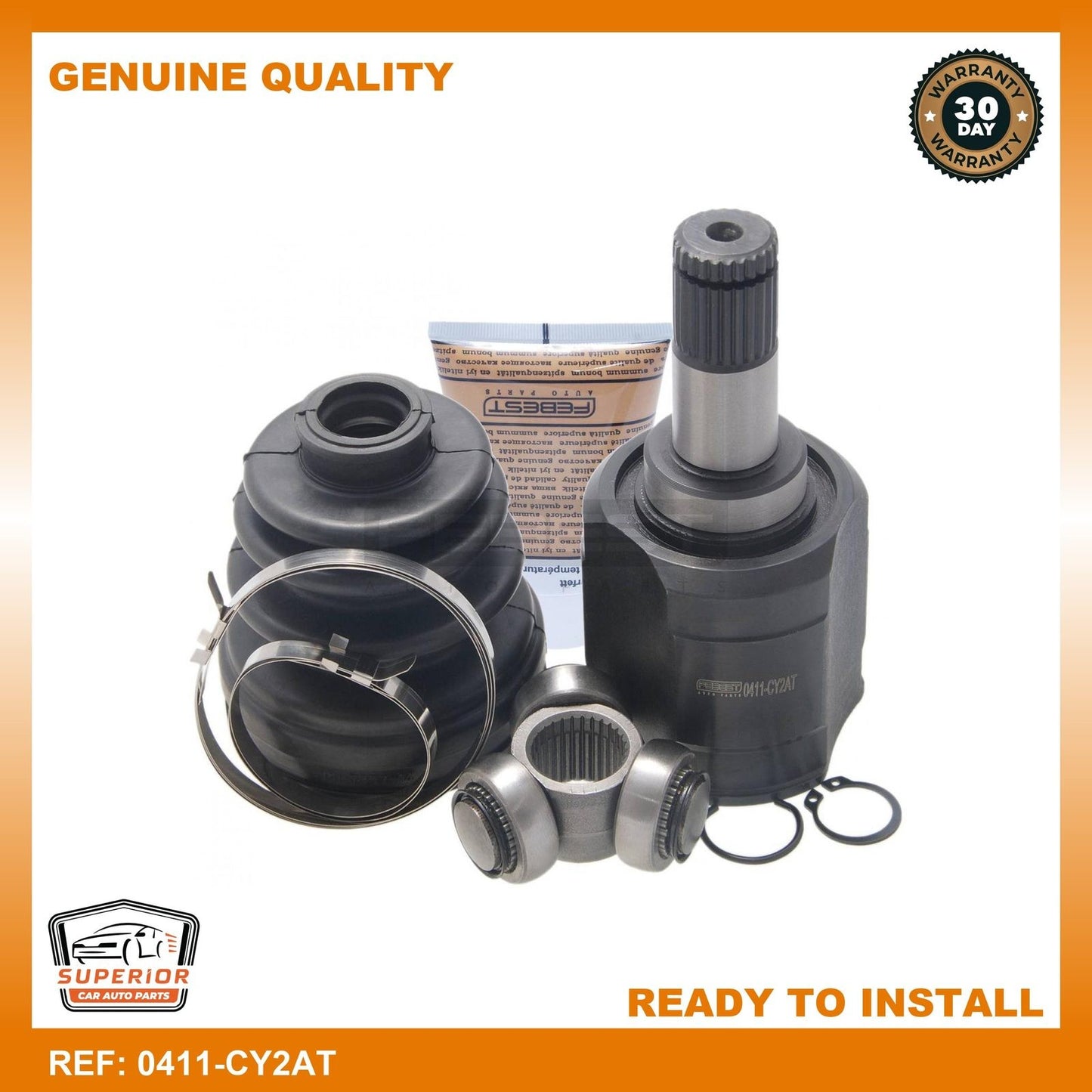 FEBEST 2007 Mitsubishi Lancer Inner CV Joint 0411-CY2AT