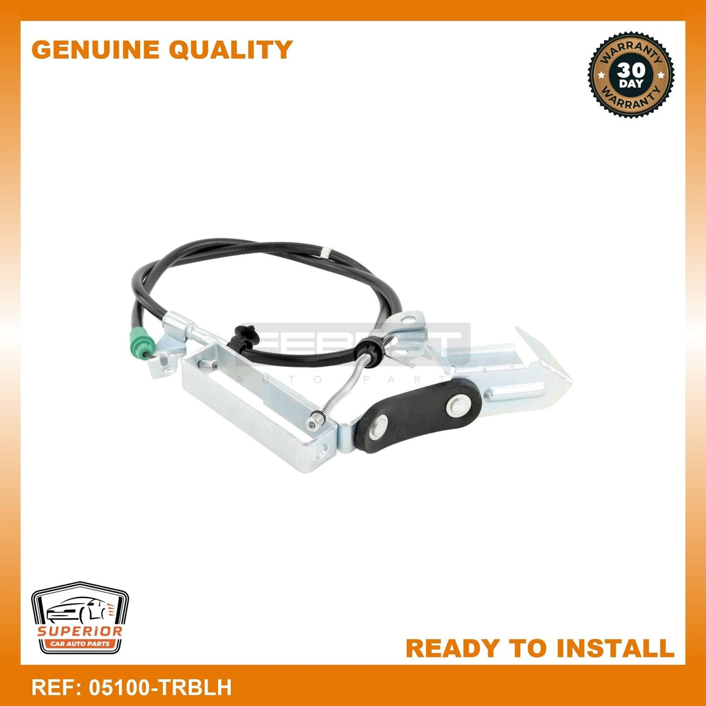 FEBEST 2001-2006 Ford Escape Parking Brake Cable 05100-TRBLH
