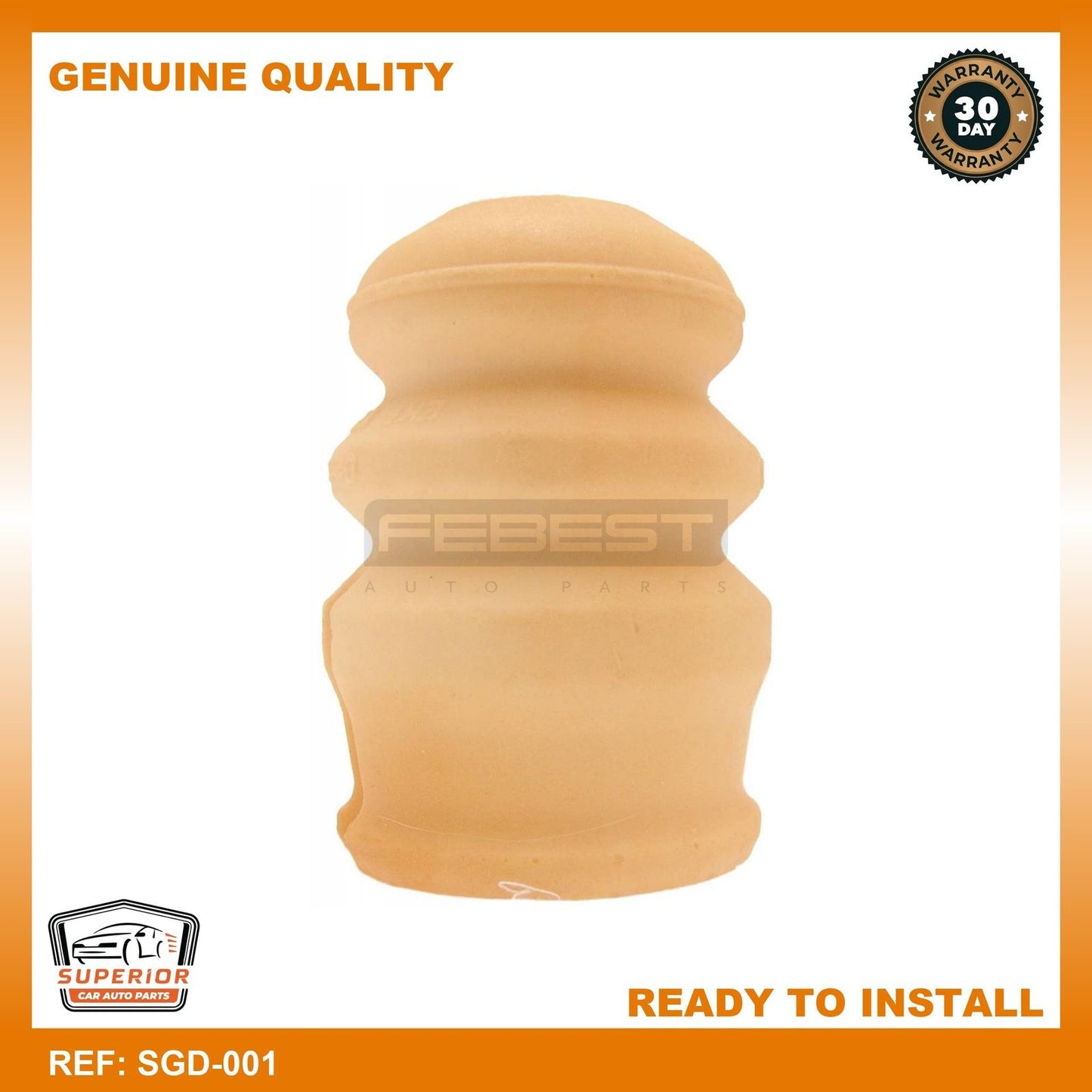 Febest 2005 SsangYong Rexton Rear Shock Absorber Jounce Bumper SGD-001