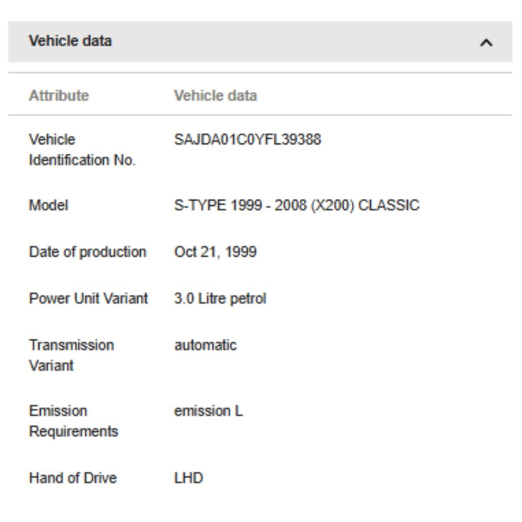 Jaguar 2002-2008 Jaguar S-Type Valve Cover C2C38781