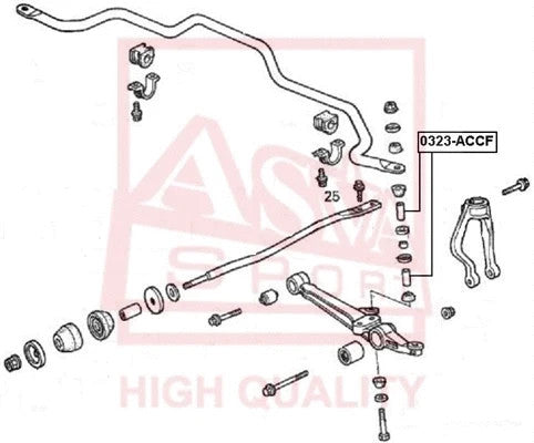 FEBEST 1990-1997 Honda Accord Stabilizer Bar Link 0323-ACCF