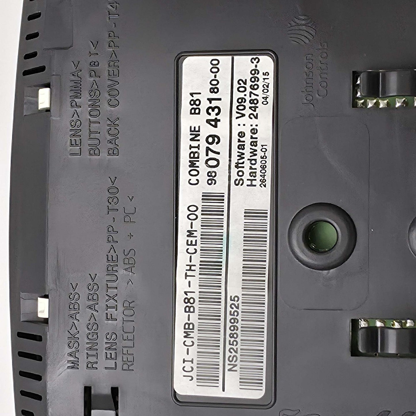 2012-2018 Citroen DS5 INSTRUMENT CLUSTER SPEEDOMETER 9805976080