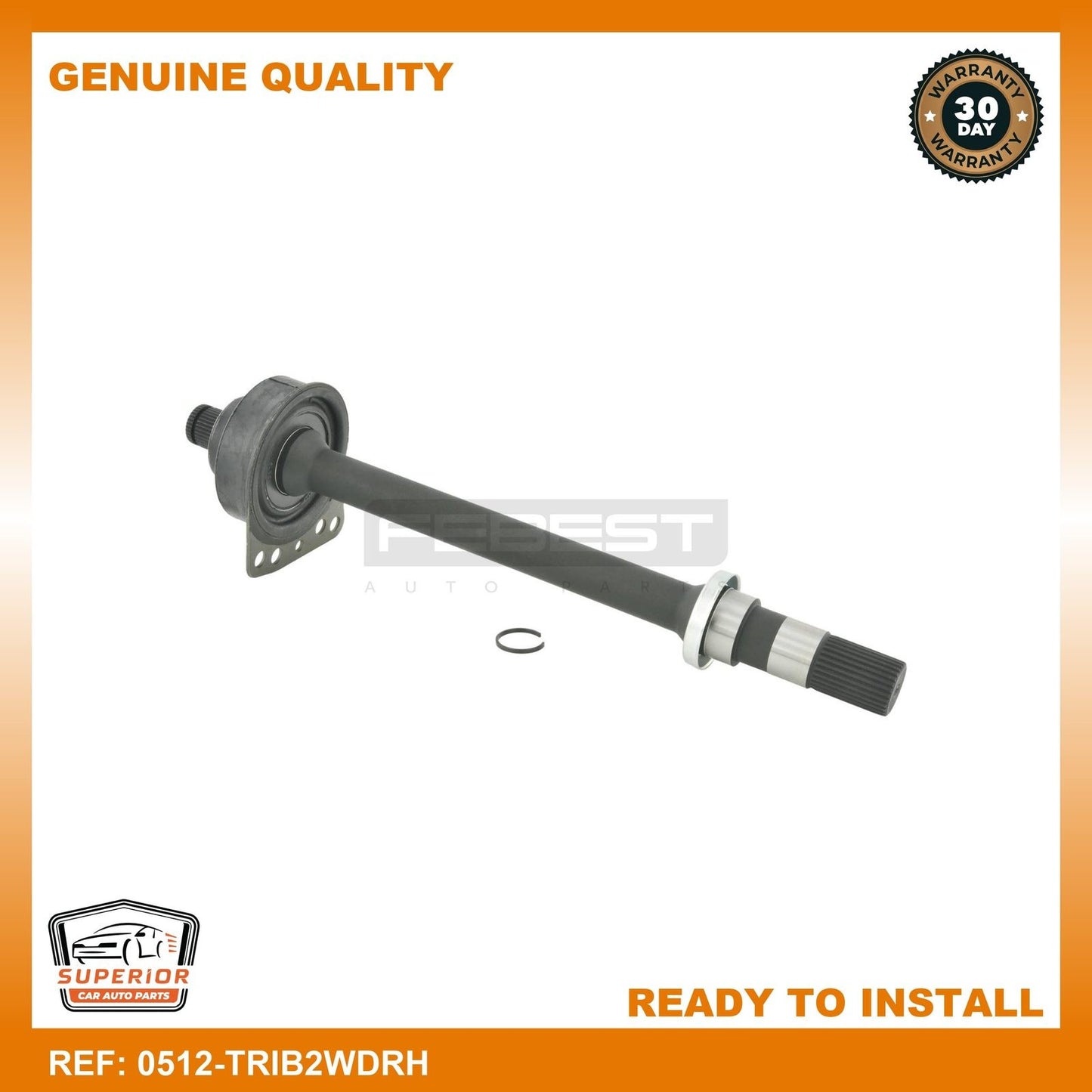 Ford Mazda Tribute Front Right CV Axle Shaft FEBEST 0512-TRIB2WDRH AL2Z3A427B