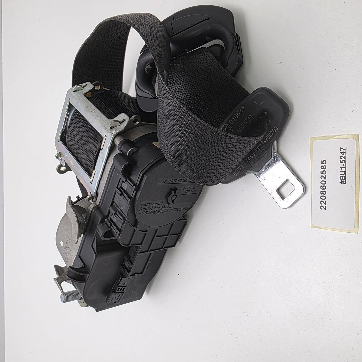 2001-2006 Mercedes-Benz W220 Front Left Driver Seat Belt 2208602585