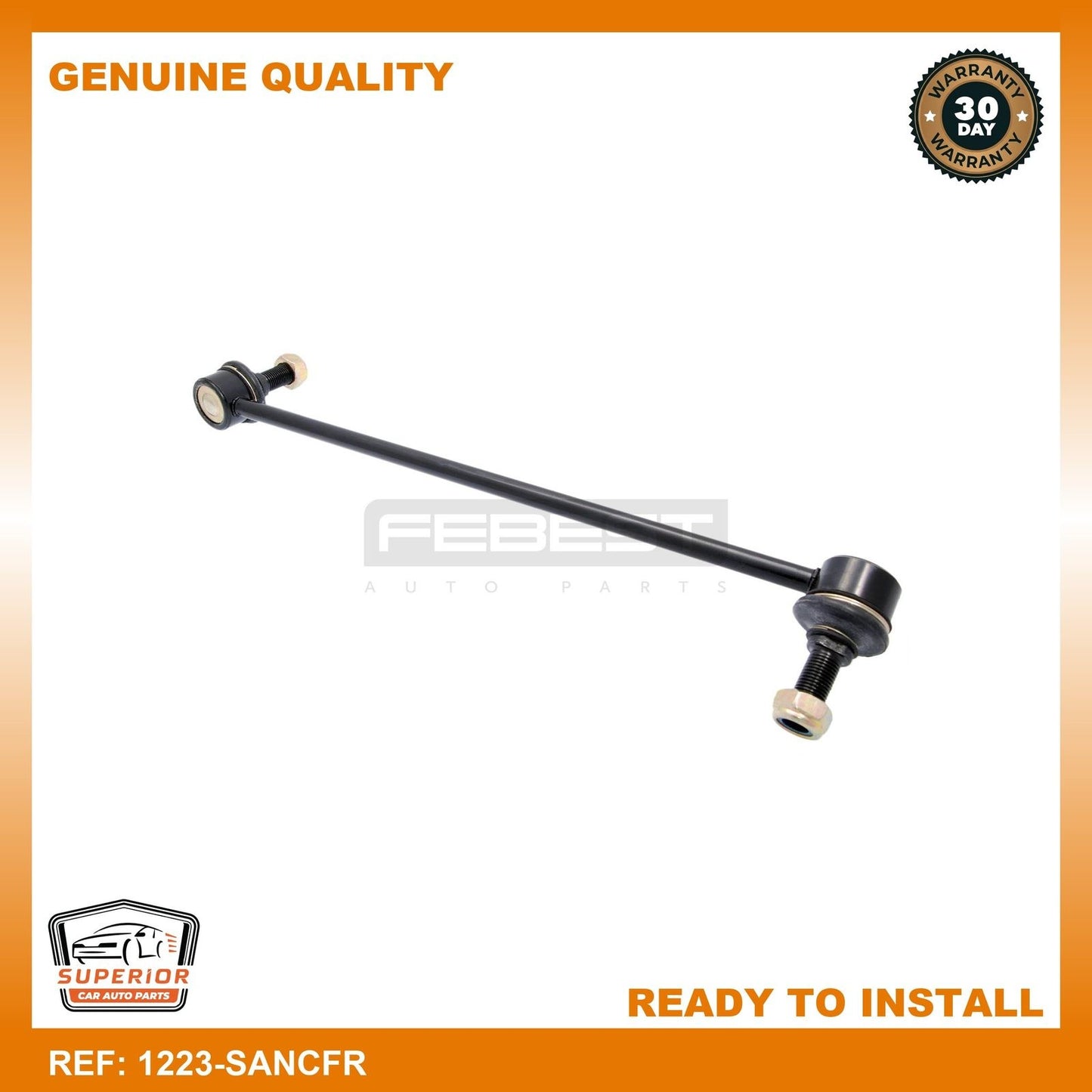 FEBEST 2006-2013 Hyundai Santa Fe Front Right Stabilizer Link 1223-SANCFR