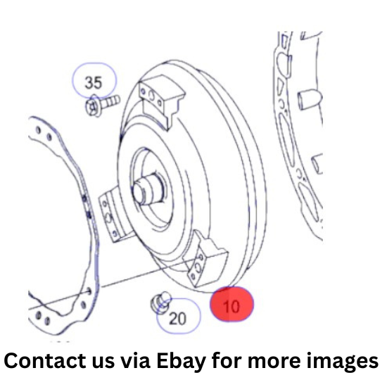 2008 Mercedes S550 Automatic Transmission Torque Converter Used OEM A2212501702