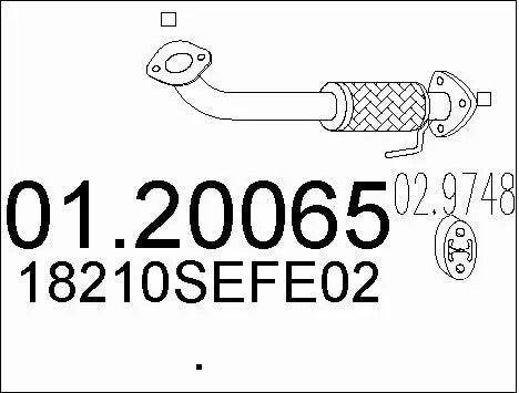 Febest 2016-2018 Lexus GS F Ball Joint Front Upper Arm 0120-065