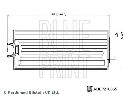 BLUE PRINT Oil Filter ADBP210065