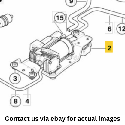 2011–2014 BMW X6 Air Supply Device Used OEM 37206859714