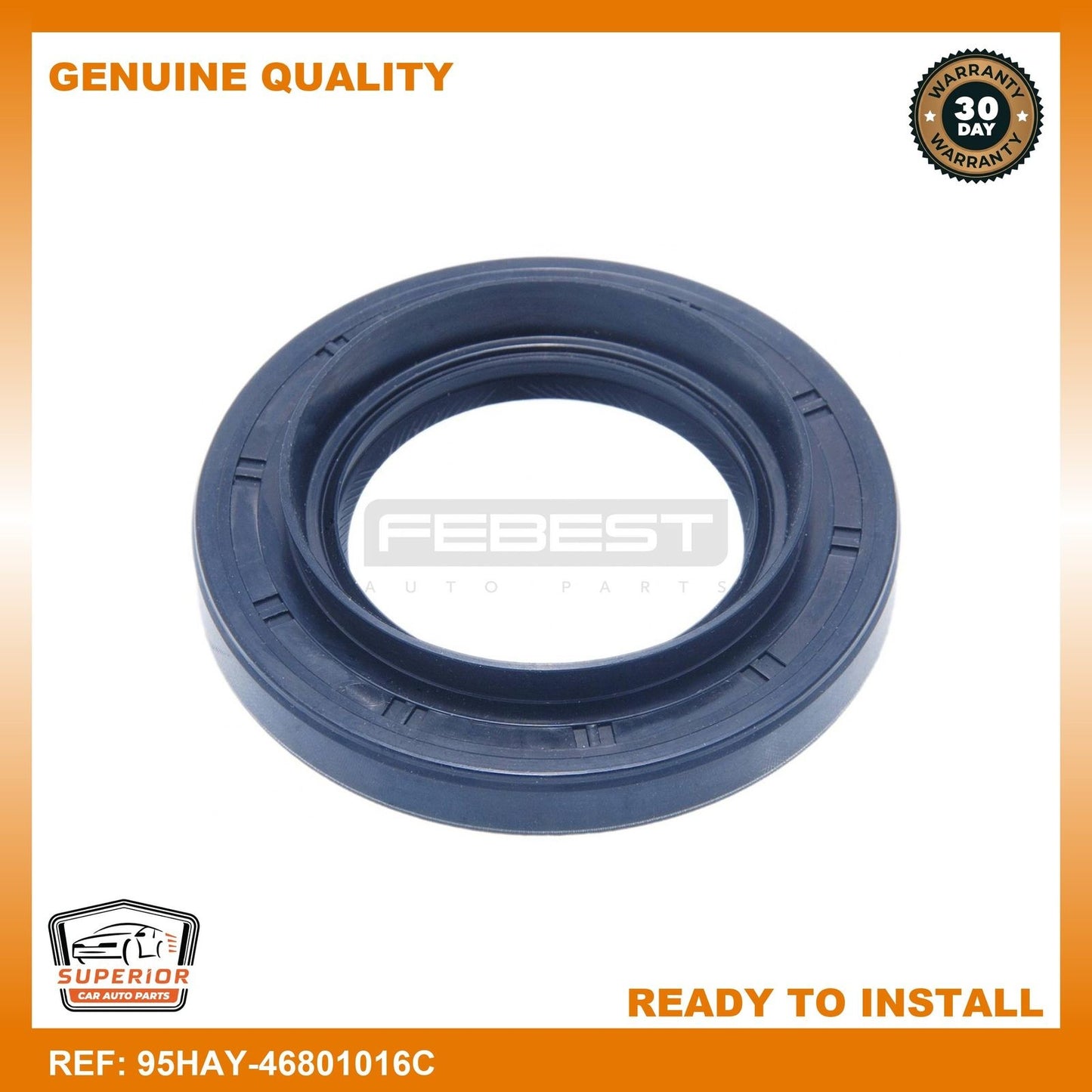 FEBEST 2010-2014 Toyota FJ Cruiser Drive Shaft Oil Seal 95HAY-46801016C