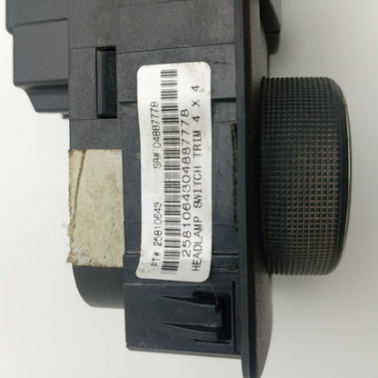 2007-2014 Chevrolet Avalanche Headlamp Switch Trim Plate 25810643