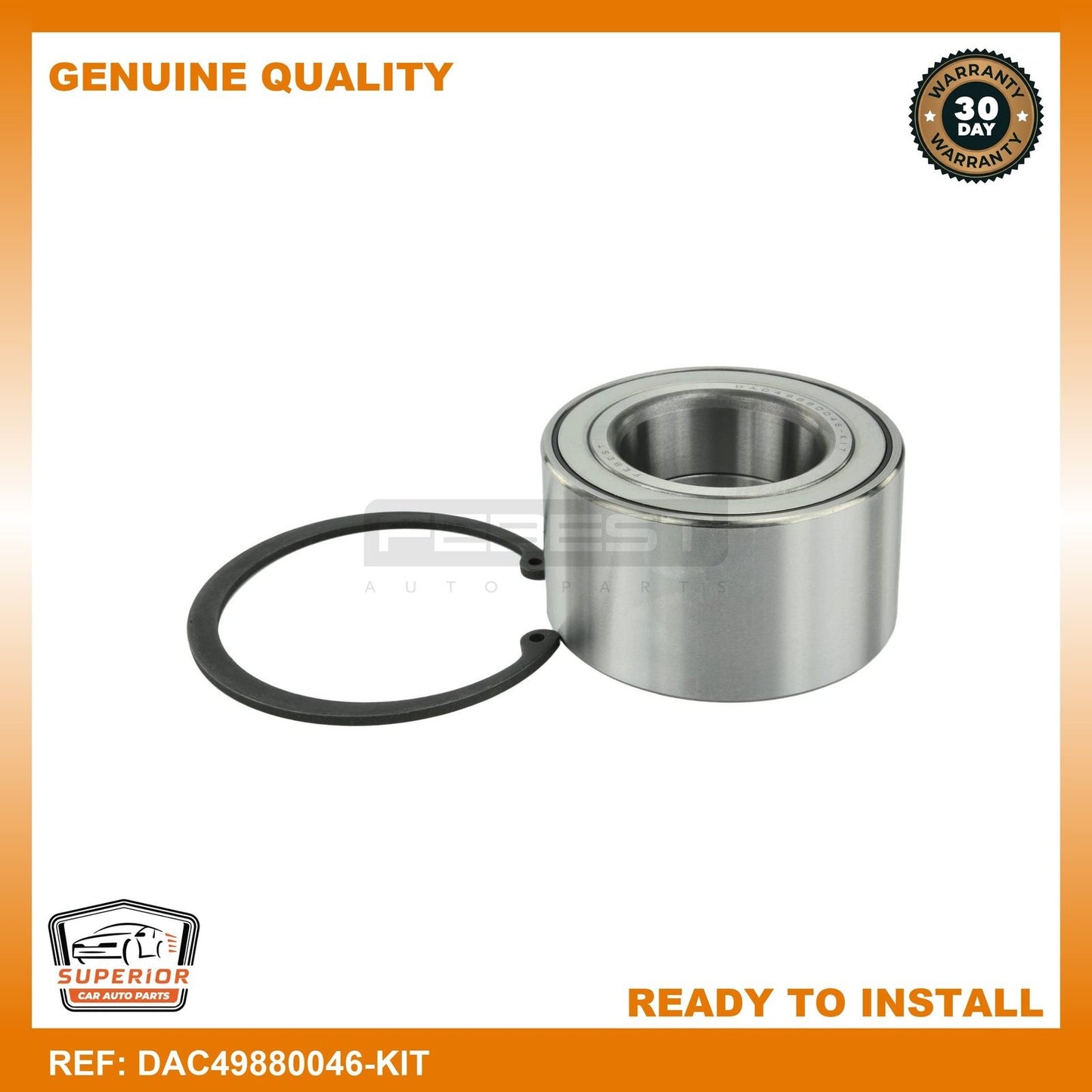 FEBEST Mercedes-Benz Front Wheel Bearing Repair Kit DAC49880046-KIT