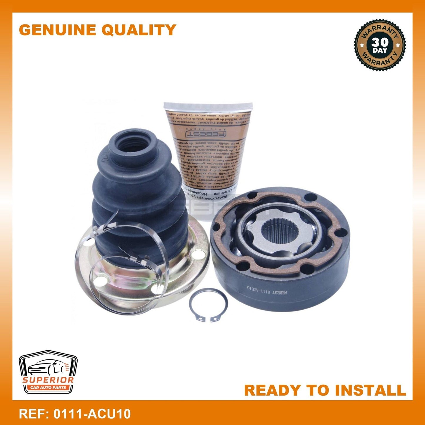 FEBEST 1992-2006 Toyota Camry Inner Cv Joint 0111-ACU10