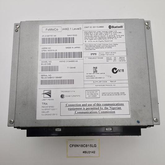 2011-2015 Jaguar XJL Receiver AM-FM-CD CF6N18C815LG