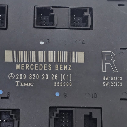 2003-2009 Mercedes-Benz CLK55 AMG Door Control Module Right Passenger 2098202026