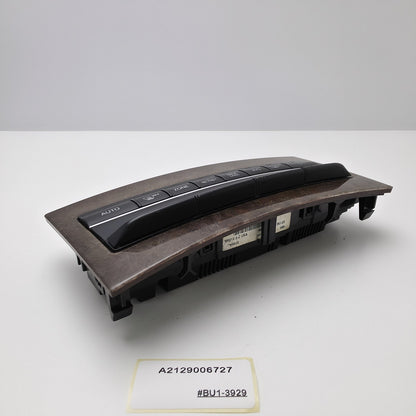 2015-2017 Mercedes-Benz E250 HVAC Temperature Control Panel A2129006727