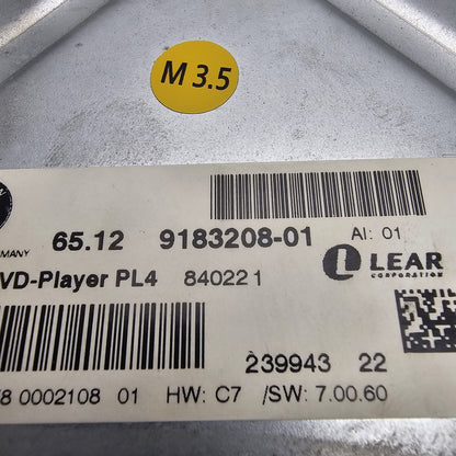 2007-2013 BMW X5 DVD Player Unit 9183208