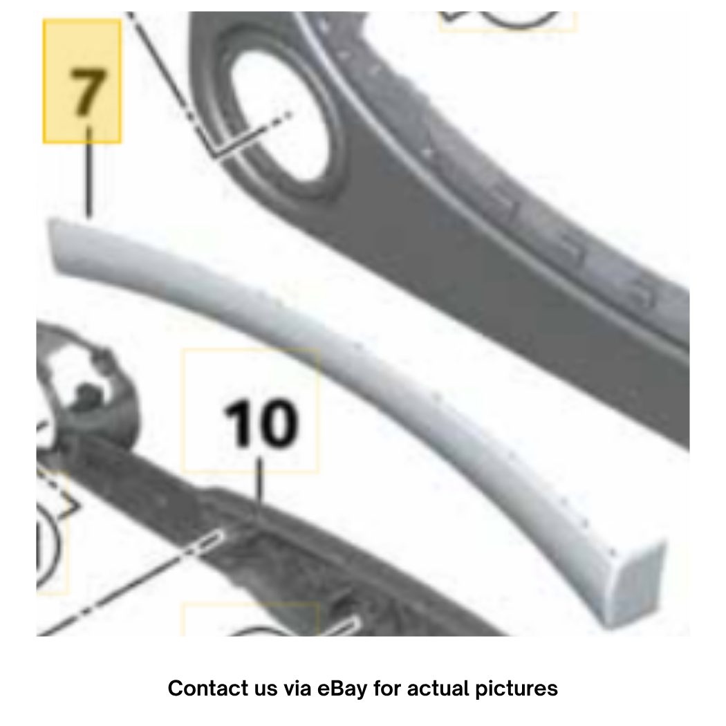 2011–2015 Mini Cooper Left Upper Door Trim Molding OEM 51412753705