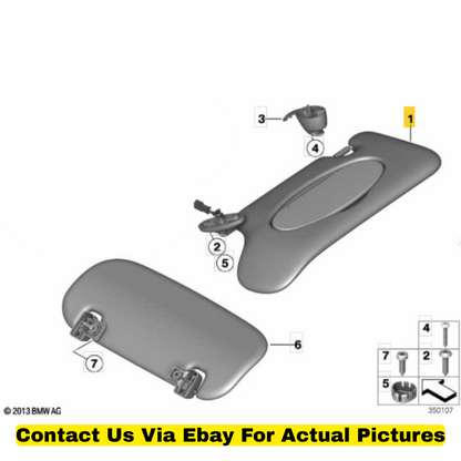 2012 Mini Cooper Countryman Sun Visor Left + Right