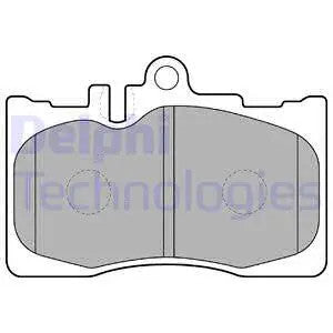 DELPHI LEXUS Brake Pad Set, Disc Brake LP1689