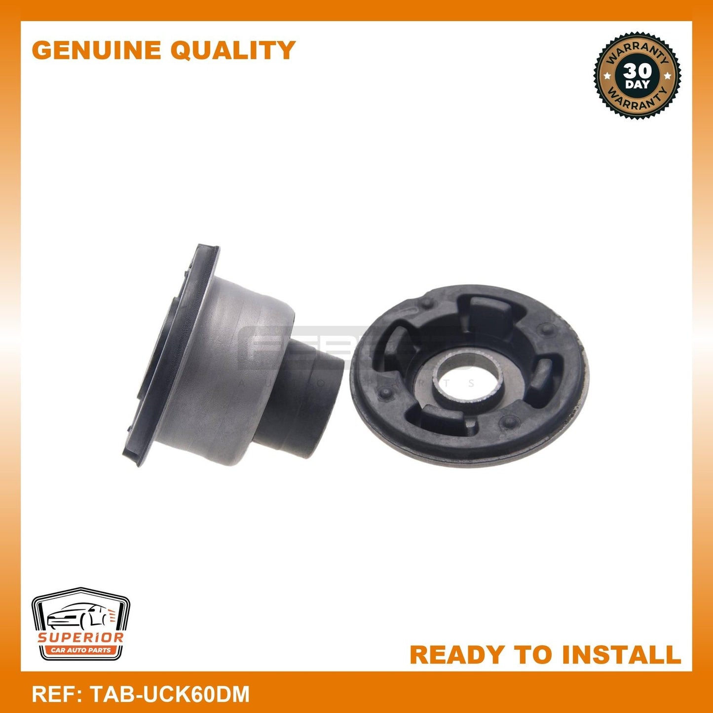 Febest 2007-2022 Toyota Sequoia Differential Mount Bushing TAB-UCK60DM