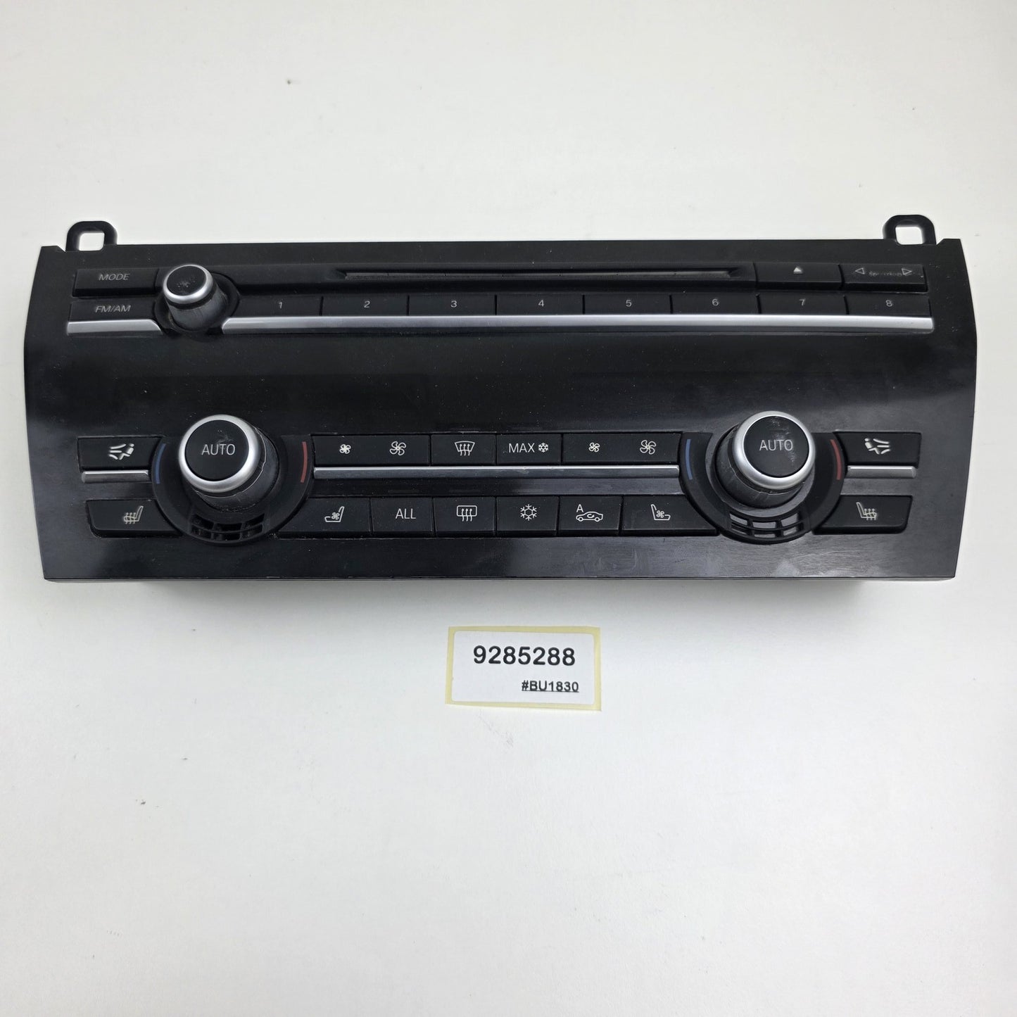 2009-2012 BMW F01 A/C Climate Control Radio Switch 9285288